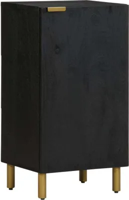 Immagine prodotto di Maison Exclusive - Credenza Schwarz, 40x33x75 cm, realizzata in materiale composito di legno