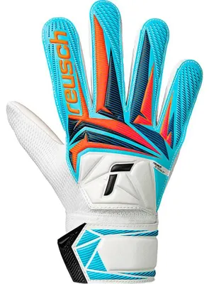 Productafbeelding van Reusch Attrakt Starter Solid Junior keepershandschoenen, blauw, maat 7, voor kinderen, blauw, maat 7