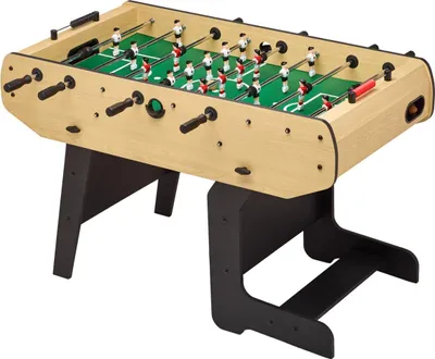 Image de KANGUI Baby-foot pliable - Barres télescopiques - Robuste - 2 à 4 joueurs - 3 Balles liège inclues