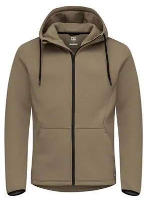 Produktbild von Cutter & Buck - "Pemberton" Hoodie mit durchgehendem Reißverschluss für Herren, Leicht ET118 (L) (Khaki), KI-generiertes Bild