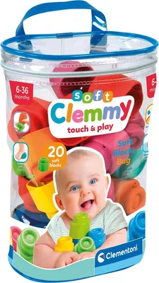 Obrázek produktu pro Clementoni Clemmy Bag 20, 0,6 rok/roky, 20 kusů, Guma