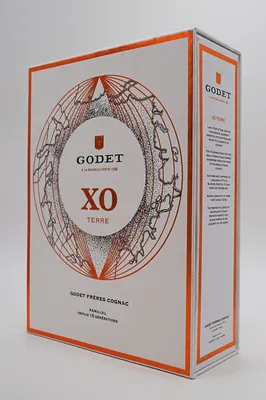 Image de Godet Cognac XO TERRE 40% Vol. 0,7l en boîte cadeau