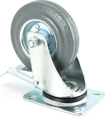 Produktbild von Lenkrolle plus Bremse 125 mm x 37,5  max.140 Kilo Traglast Wheeltech