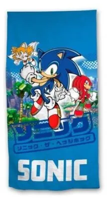 Produktbild von Sonic Handtuch Strand Badetuch 70x140cm Sonic the Hedgehog