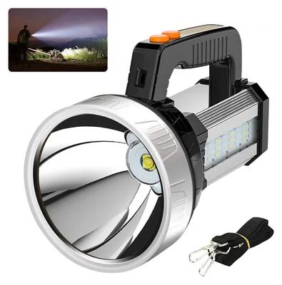 LED-Handlampe mit Akku, 1500 lm, 4800 mAh, IPX4