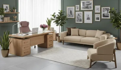 Image de Ensemble de salon élégant 3+1 au design moderne