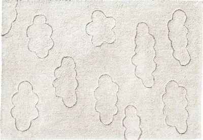 Produktbild von Baumwollteppich RugCycled Wolken - 90 x 130 cm
