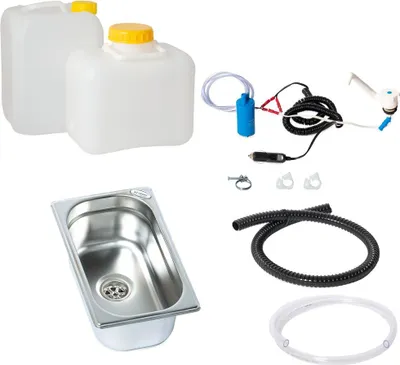 Image de 12V Camping Kit technique évier lavabo kit évier caravane T4 T5 T6