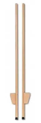 Image de Echasses en bois 1m50 - jeu d'equilibre en bois - plein air