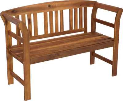 Produktbild von DEGAMO Gartenbank Holzbank Bank ROSARIO 2-sitzer 120cm, Holz Akazie geölt