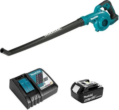 Productafbeelding van Blazer MAKITA 18V, model DUB186RT, inclusief accu BL1850 en oplader DC18RC