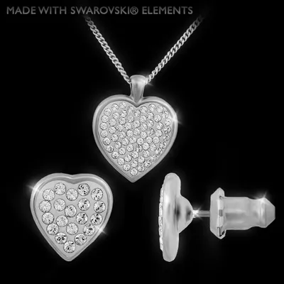 Imagen del producto de Conjunto Amor con cristales Swarovski