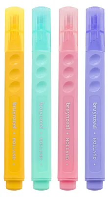 Image de Bruynzeel Marqueurs Pastel 4 Couleurs