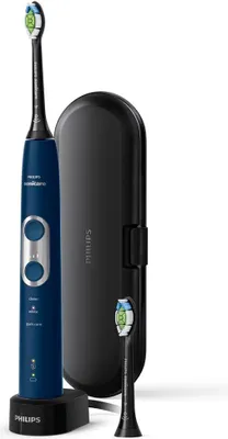 Produktbild von Philips Sonicare HX6871/47 Protectiveclean 6100 NAVY BLUE Schall-ZahnbÃ1/4rste, Timer, Ladestandsanzeige