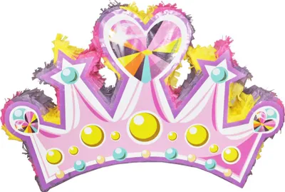 Produktbild von Pinata - Geburtstags Dekoration | Prinzessin Krone 61 x 41 x 10 cm
