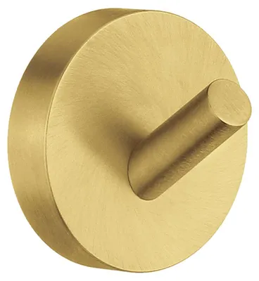 Produktbild von Smedbo HOME - Handtuchhaken. Messing gebürstet. Durchmesser 48 mm. HV355