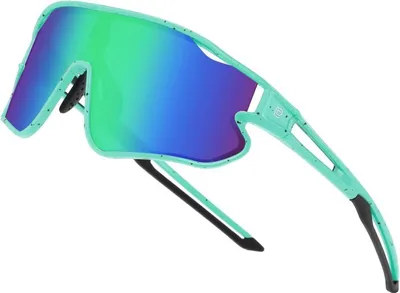 Image de DUCO Lunettes de soleil enfants Jeunesse Baseball TR90 cadre UV400 Sport Lunettes de soleil garçons filles DK268 Bleu