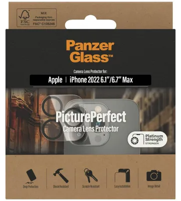 Productafbeelding van PanzerGlass PicturePerfect Camera Lens Protector voor de Apple iPhone 14 / 14 Plus - Transparant