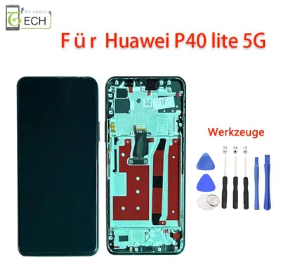 Produktbild von Für Huawei P40 Lite 5G LCD Display mit Rahmen Bildschirm Touch Screen Full HD