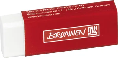 Produktbild von Radiergummi weiß 6x2cm Packung mit 24 Stück