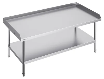 Zdjęcie produktu dla Vevor Stół Roboczy Ze Stali Nierdzewnej 762X1524X660Mm Trójstronny Panel