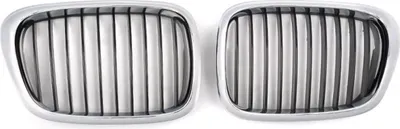Produktbild von Frontgrill Nitron – Frontstoßstangen Grill – Für BMW E39 M5 Serie 525i/528i/530i/540i (1997-2003) – Chrom und Schwarz – Autozubehör