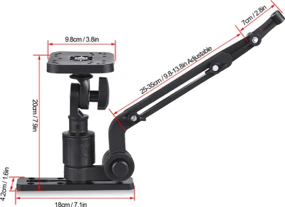 Obrázok produktu pre Kajak Fish Finder Halterung, Kajak Boot Transducer Montagearm, Fischfinder Basisadapter