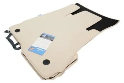 Produktbild von Velours-Fußmatten für MERCEDES S-Klasse W221 (2005–2013) – kurzer Radstand, beige