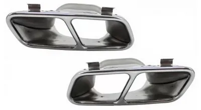 Produktbild von Auspuffblenden Endrohe Blenden Für Mercedes W176 CLA W117 C117 A45 CLA45 Optik.