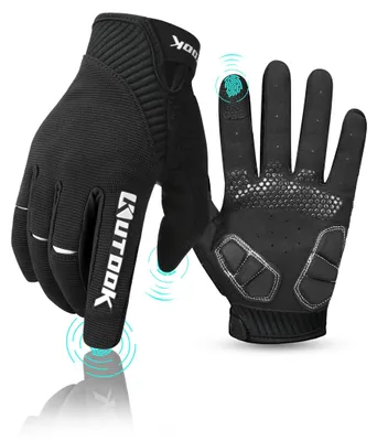 Produktbild von Radhandschuhe Fahrradhandschuhe Mountainbike-Handschuhe - Gel-Polsterung - Touchscreen-Finger - Antirutsch
