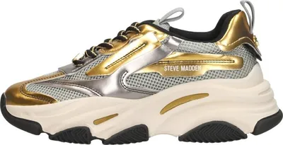 Image de Steve Madden Possession  Sneakers Laag - Goudkleur - Maat 39
