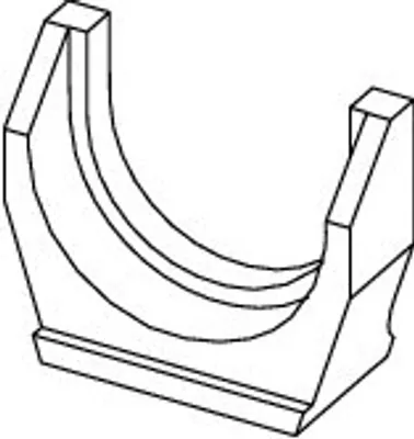Produktbild von TECE 720216 TECEflex PMA 40 63 Pressgabel