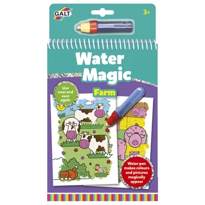 Zdjęcie produktu dla Water Magic Farm, 6 stron(y), Chłopak, dziewczyna, Marker w zestawie, Zestaw kolorowanek