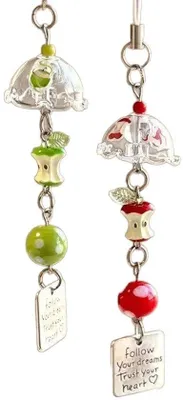 Produktbild von Windchime Hänge mit Perlenschlüsselhängern, Handyhänger, Mobiltelefonhänger, Accessoire, Geschenk