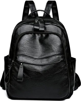 Obrázok produktu pre INF Štýlový čierny batoh - ideálny na každodenné použitie PU