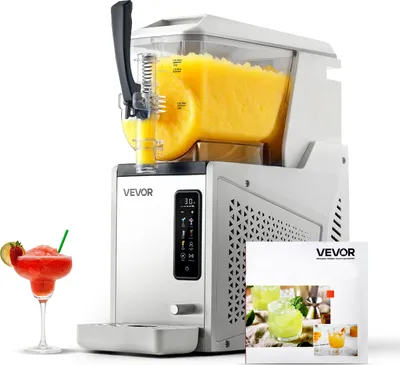 Obrázek produktu pro Stroj na ledovou tříšť VEVOR 1 x 3 l, stroj na ledovou tříšť 350 W (bez nutnosti ledu), elektrický stroj na margaritu s funkcí samočištění