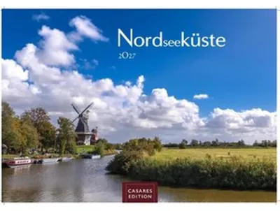 Zdjęcie produktu dla Kalendarz na rok 2027 z wybrzeża Morza Północnego – kalendarz ścienny | Kalendarz fotograficzny z Niemiec, 35 x 24 cm | 12 zachwycających zdjęć – przyroda, pływy, plaża i rozległe horyzonty