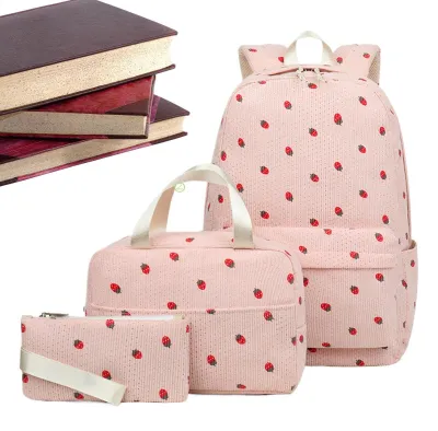 Produktbild von Rucksack für Kinder mit Brotdose und Stifteköffchen