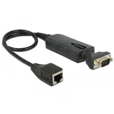 Produktbild von Konverter Ethernet LAN RJ45 10/100 Mbps Buchse > Seriell RS-232 DB9 Stecker
