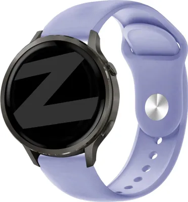Produktbild von Bandz Silikon-Sportarmband, passend für Garmin Vivoactive 4s / Vivomove 3s / Venu 4 (41 mm) / Venu 3s / Venu 2s / Forerunner 265s – Dunkelblau