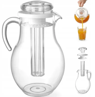 Produktbild von Hendi Getränkekanne 3 L mit Eisbehälter zum Servieren
