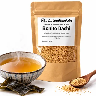 Immagine prodotto di Asiafoodland - Bonito Dashi - Condimento giapponese - Dashi No Moto - 60g