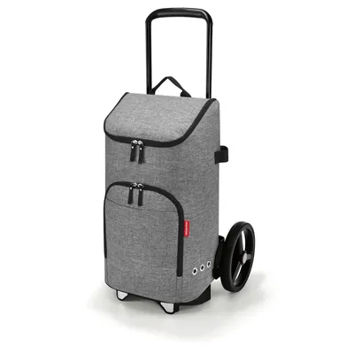 Produktbild von reisenthel citycruiser bag, Einkaufstasche für citycruiser rack, Tasche, Twist Silver, 45 L, DF7052