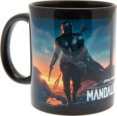 Produktbild von Star Wars: The Mandalorian - Kaffeebecher Nightfall BS2310 (Einheitsgröße) (Schwarz/Blau/Gelb)