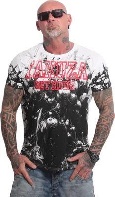 Obrázok produktu pre Yakuza Herren Get High Allover Regular Tričko, čierne, L