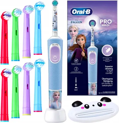 Produktbild von Oral-B Vitality 100 Frozen Kinderzahnbürste + Zubehör