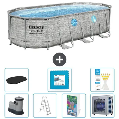 Produktbild von Bestway Power Steel Oval - 549x274x122 cm - 8-teilig  S601