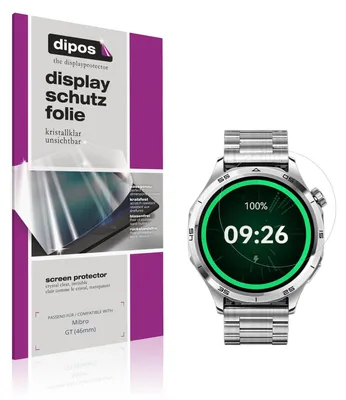 Produktbild von 6x Schutzfolie für Mibro GT (46mm) klar Displayschutzfolie Folie Display Schutz dipos