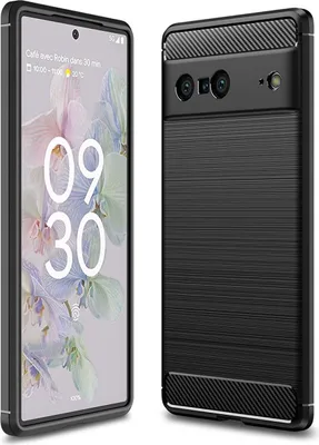 Produktbild von Hülle für Google Pixel 7 Handyhülle Silikon Case Bumper Cover Etui Carbonfarben