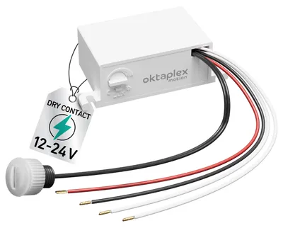 Produktbild von Oktaplex Jasy Dämmerungsschalter 12–24 V mit potentialfreiem Kontakt